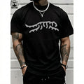 Sun Day Red Logo On A Black T-Shirt Casual Basic Tee Menswear graphic tee men's t shirts trendy t-shirts Shortsleeve