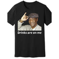Viet Hands Bill Cosby Drinks are On Me TShirts 874552   funny Men'S Short Sleeve T-shirt black