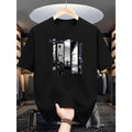 Printed Casual Sports Outdoor Men's Short-Sleeved T-shirt Summer Men's Top