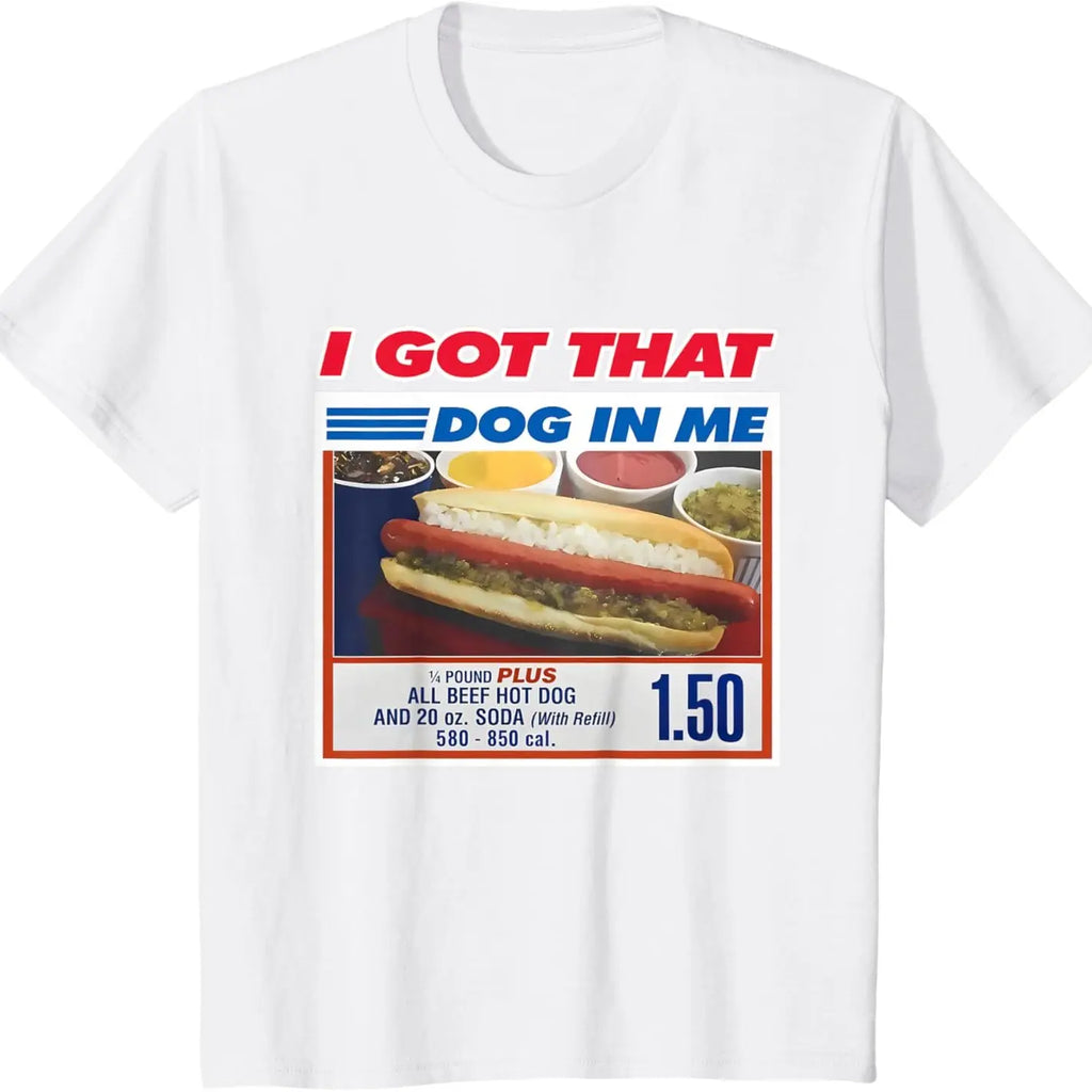 I Got That Dog In Me Funny Combo 4th Of July Vintage Meme T-Shirt