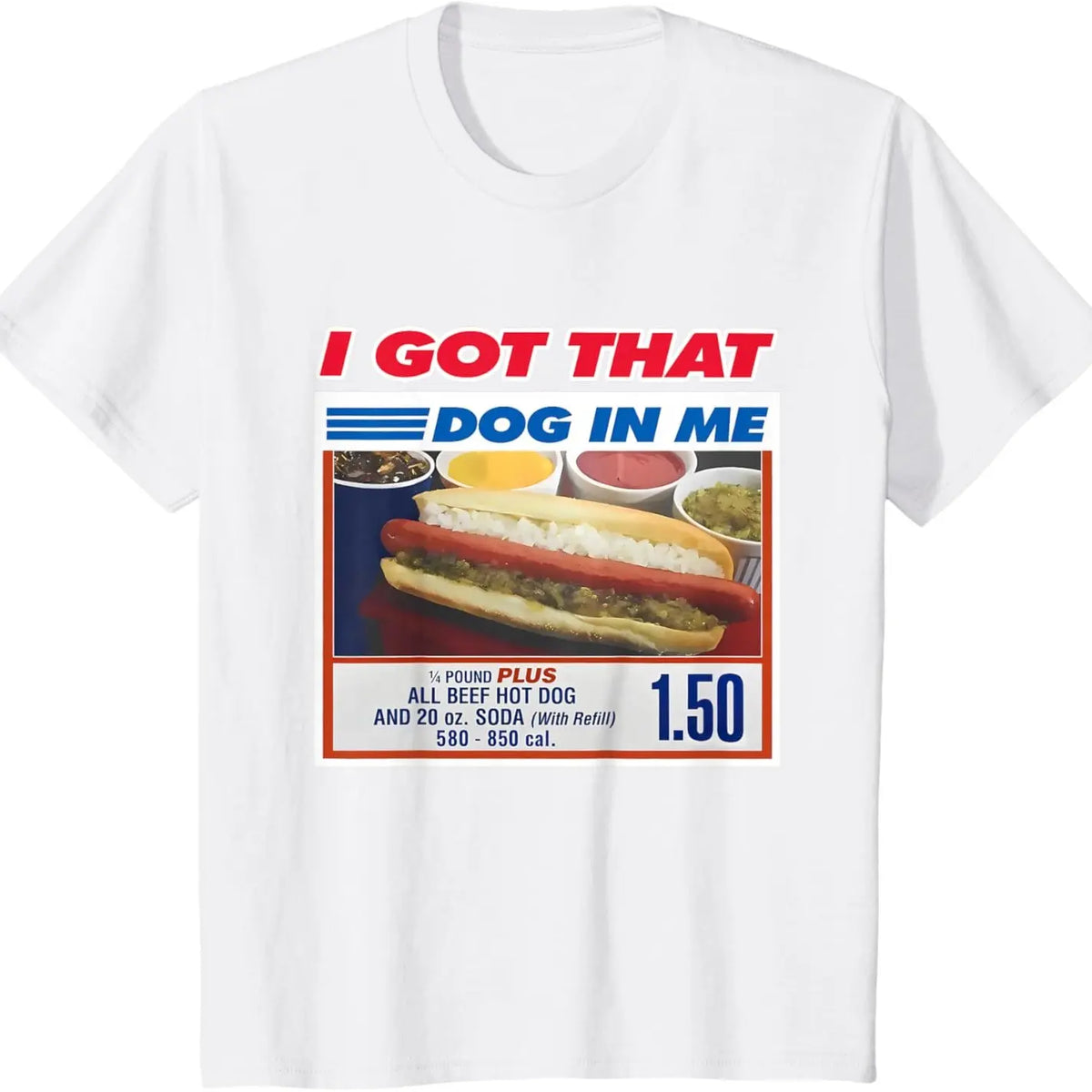 I Got That Dog In Me Funny Combo 4th Of July Vintage Meme T-Shirt