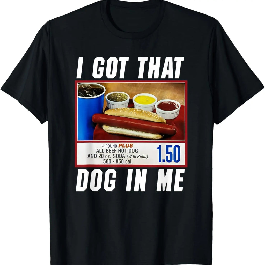 I Got That Dog In Me Funny Combo 4th Of July Vintage Meme T-Shirt