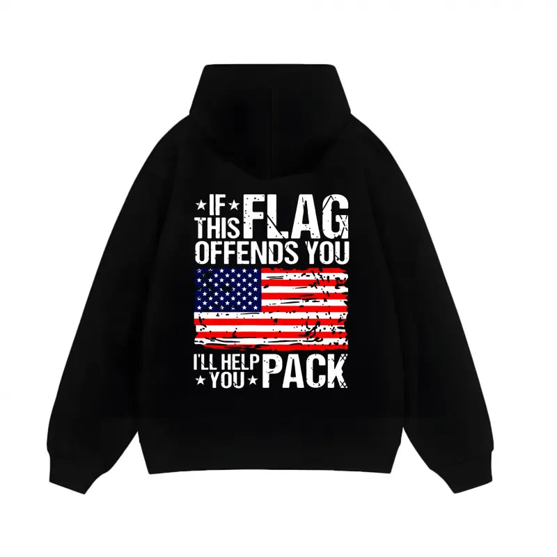 Men's Patriotic American Flag Graphic T-Shirt