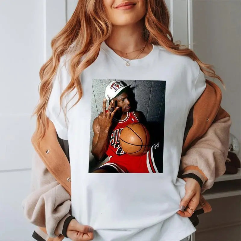 3-Peat Champion # 23 Retro Chicago Tee – Vintage Basketball Shirt