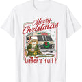 Full Funny Cat Lovers Christmas Xmas T-Shirt