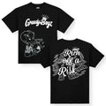 GreedyBoyz T-shirt - Casual Cotton Unisex Short Sleeve T-shirt with "Rich off a Risk" Design - Machine Washable - All Seasons - Classic StyleNovelty Graphic T Shirt funny tshirt Undershirts Tees Casual Streetwear Classic Plain Men's Women Cotton Moisture
