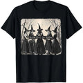 [100%25 Cotton Printing] Girl Will Be Girl Witch Halloween T-Shirt