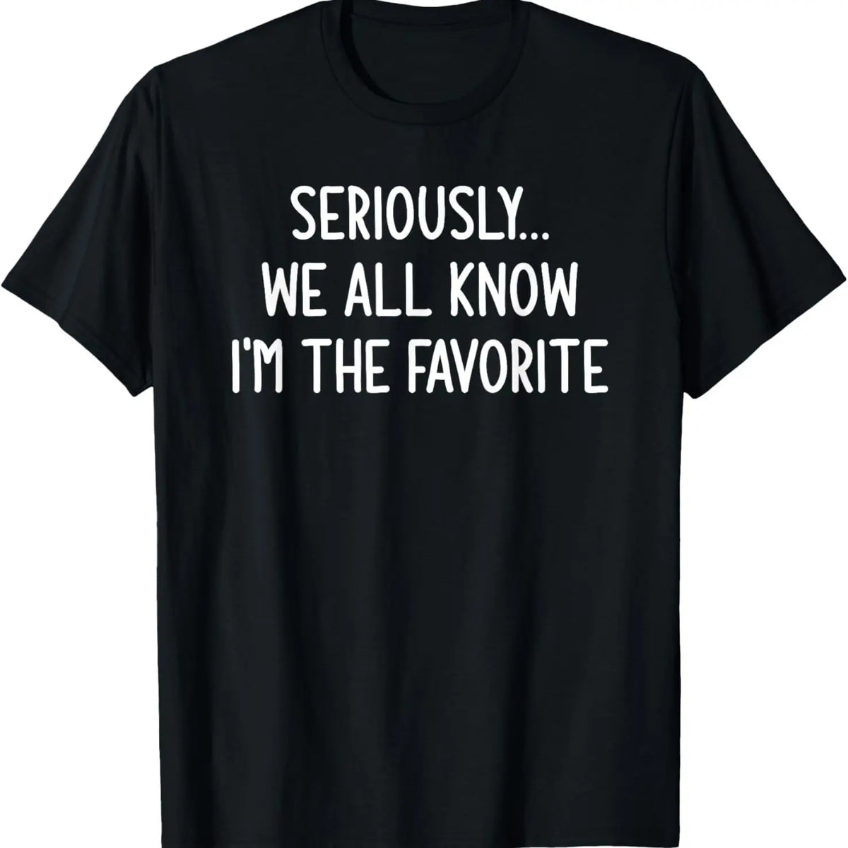 Funny Moms Favorite Son Daughter I'm Mom's Favorite T-Shirt Golf Gift T-Shirt For Men and Women