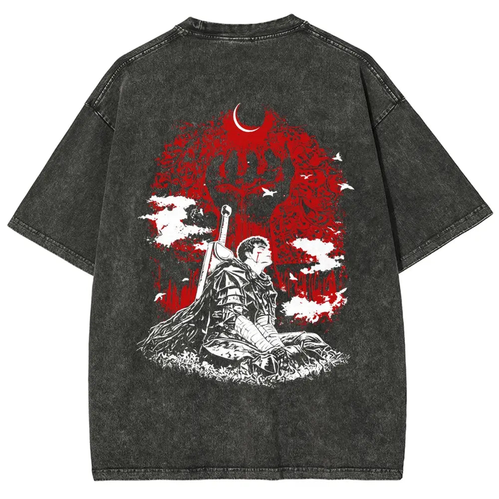 Berserk Vintage Tee 90s Graphic Tees Men's t Shirts Graphic Tee t Shirts Funny Graphic Tee Good Graphic Tees Men's Graphic Tees Streetwear Outfits Men Vacation Outfits Oversized Tshirt Men