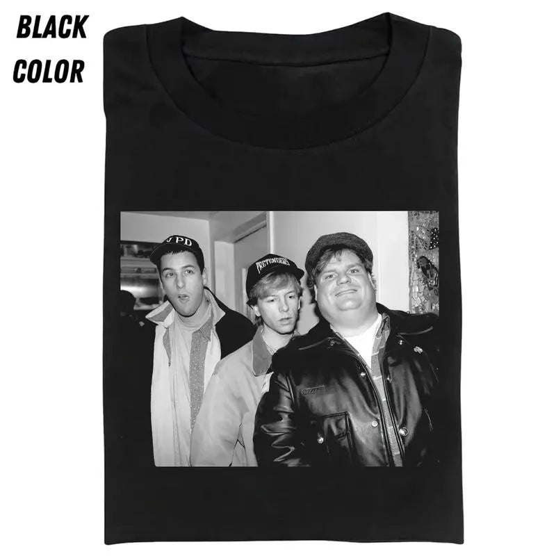 Chriss Farley David Spade Adam Sandler T-shirt, Vintage Comedy Movie Graphic Tee, 90s Vintage Shirt, Meme Graphic Tee, Gift For Boyfriend Menswear Top Streetwear, Gift For Men Women, Trending T-shirt