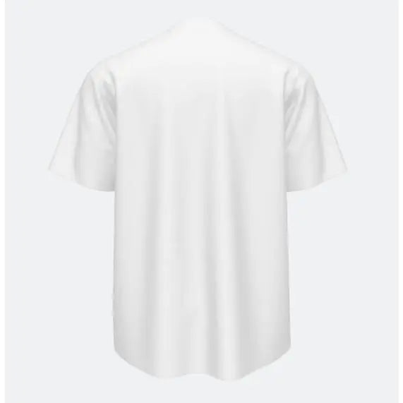 Men's T-Shirt "I Am an Answer to Prayer" with Crown and Cross - Gold Letters, Ultra Soft Breathable Fabric, White/Black Crew Neck Short Sleeve Shirt
