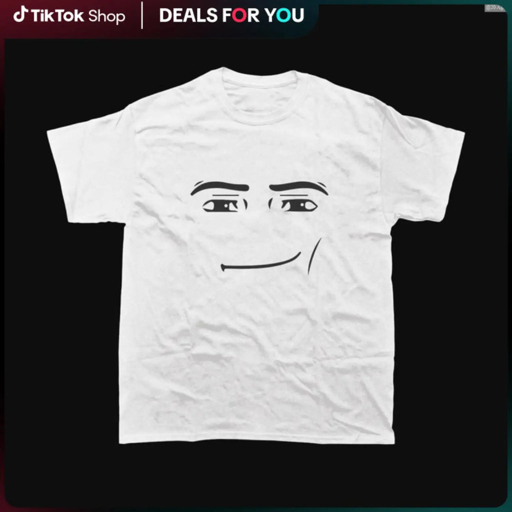 Roblox Man Face T Shirt Meme Shirt Funny Shirt Gift for Gamers Classic Vintage T Shirt Collection