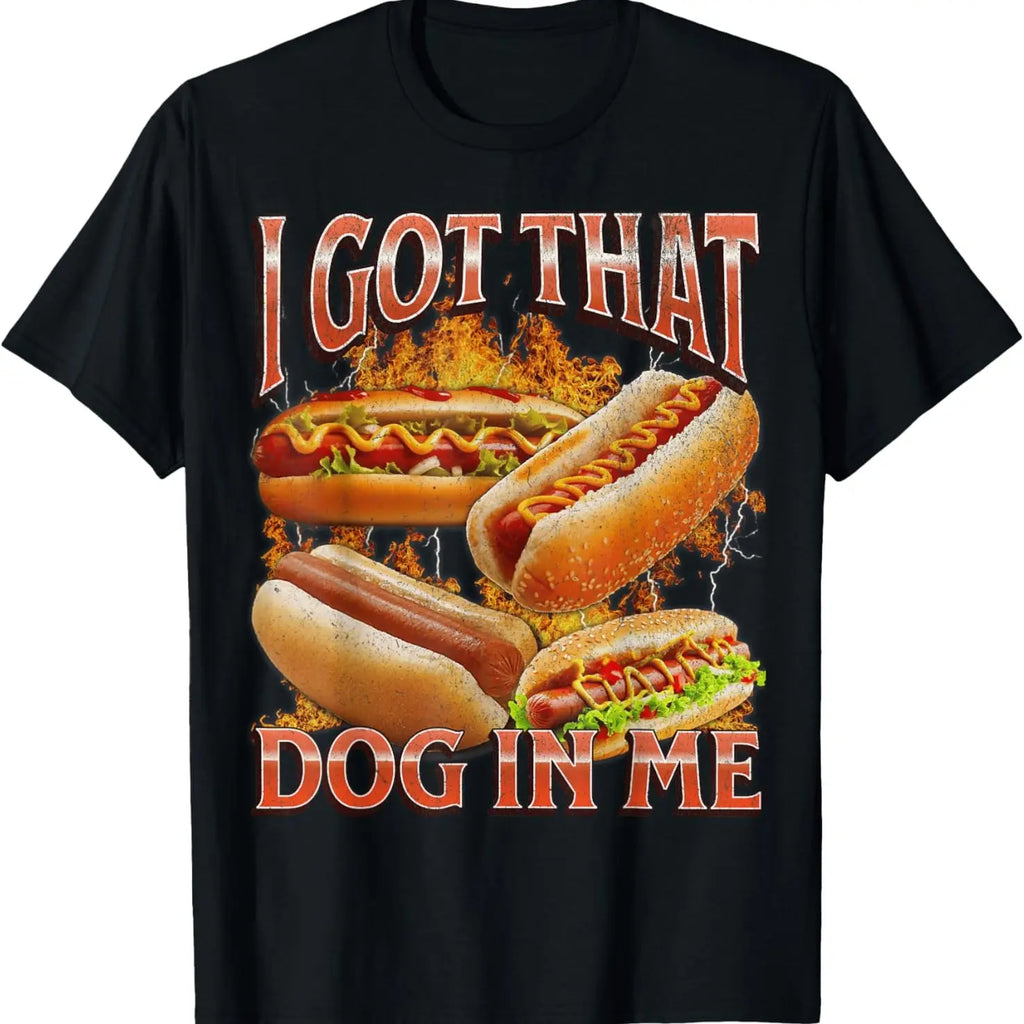 I Got That Dog In Me Funny Combo 4th Of July Vintage Meme T-Shirt