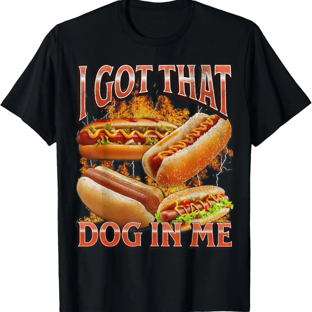 I Got That Dog In Me Funny Combo 4th Of July Vintage Meme T-Shirt