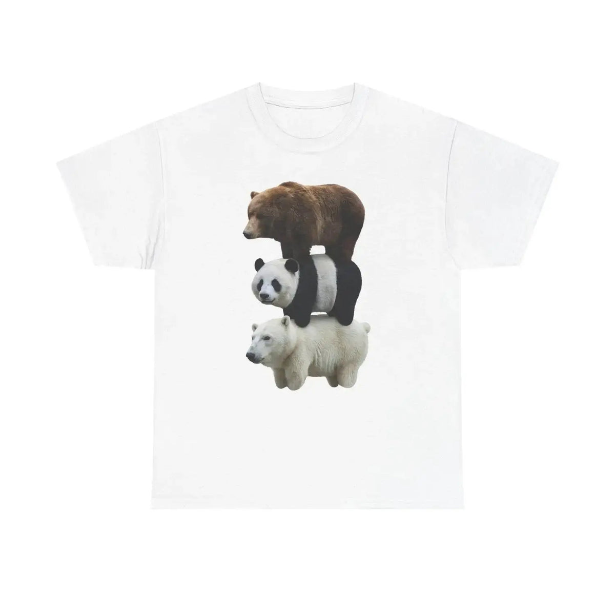 We Bears Realistic Tshirt, 100%25 Cotton Animal Shirt