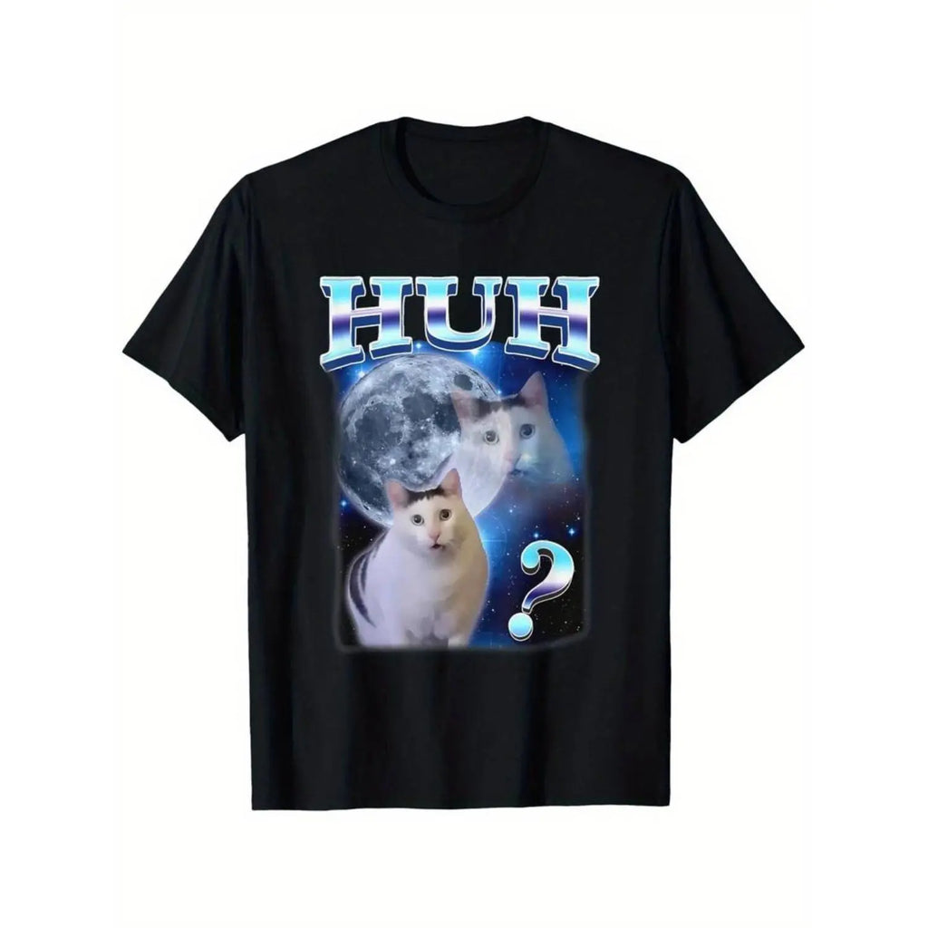 [Playful Humor] Funny Cat Meme T-Shirt - Unisex Adults.