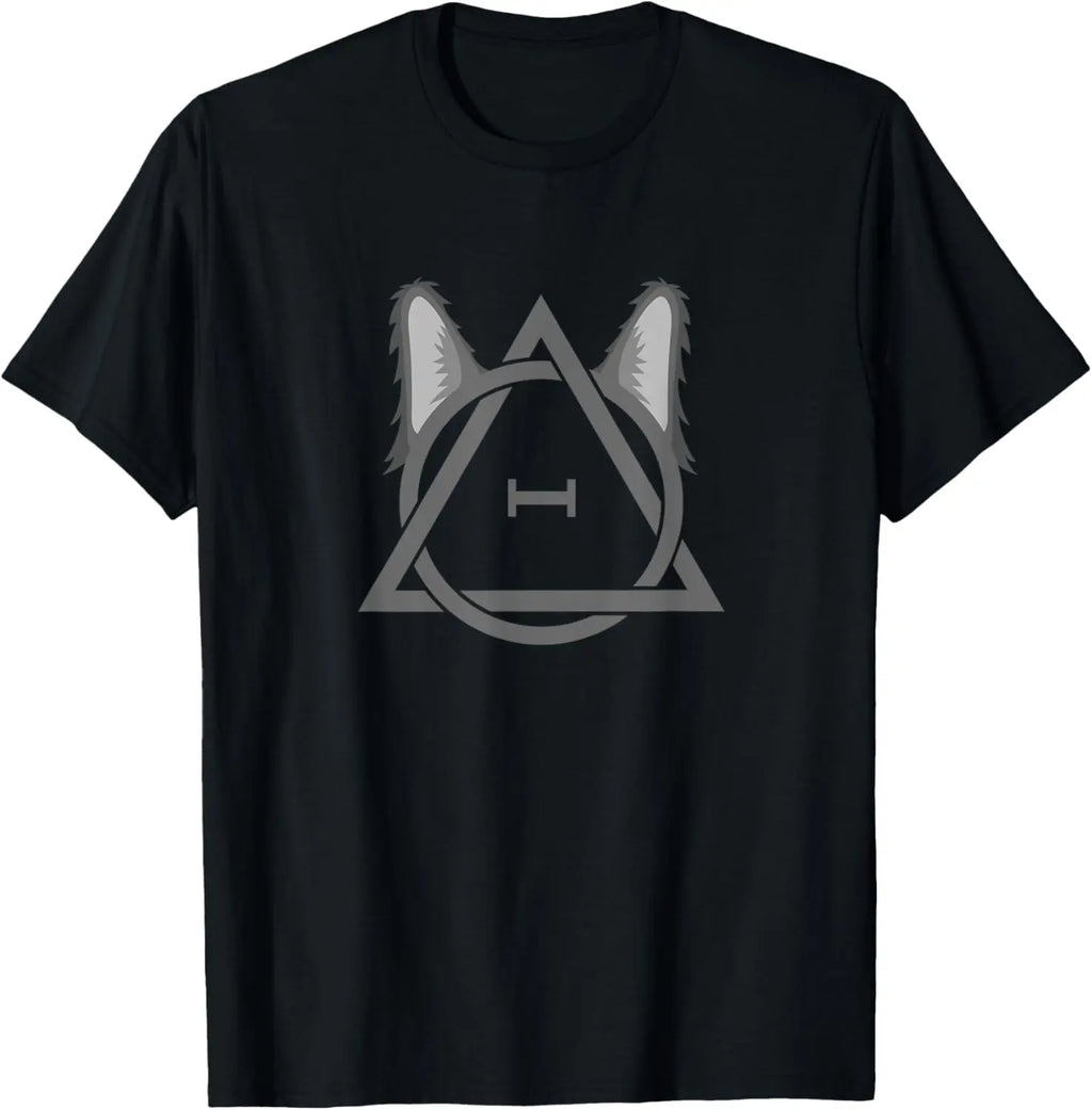 100%25cotton Wolf Therian Symbol T-Shirt