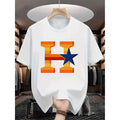 Houston Baseball T-Shirt Perfect for Team Events and Daily Wear Suitable for Machine Washing Casual Style