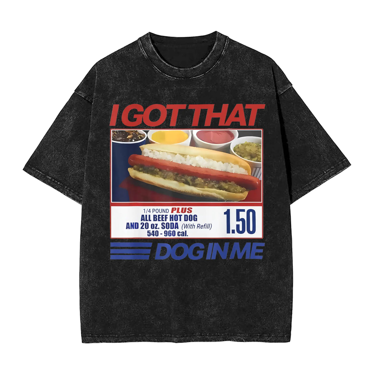 I Got That Dog In Me Funny Combo 4th Of July Vintage Meme T-Shirt