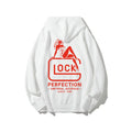 Vintage Style Glock Graphic Hoodie, Pin‑Up "Glock Perfection" Unisex Pullover With Georgia Since 1985 Print, Cozy Soft Cotton Gift For Fans