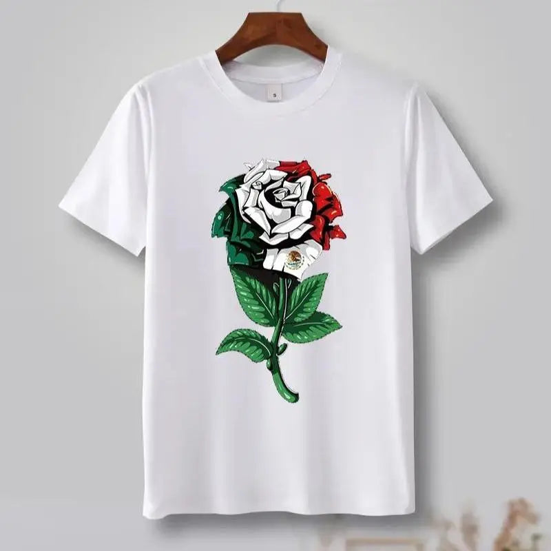Graphic print, short sleeve t-shirt, women's clothing, graphic t-shirt, suitable for women's spring summer autumn, daily wear short sleeve tops