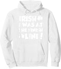 Irish I was at The Finish Funny Running St Patricks Race Sweatshirt Hoodie