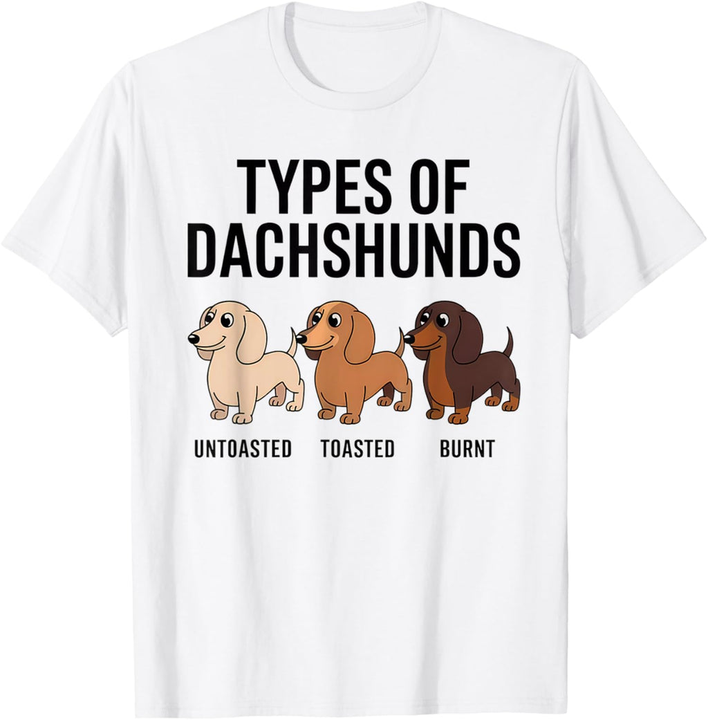 Types Of Dachshund Funny Wiener Sausage Dog