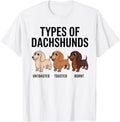 Types Of Dachshund Funny Wiener Sausage Dog