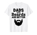 Funny Fathers Day Dad Jokes Daddy Humor Dads with Beard Papa T-Shirt