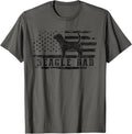 Beagle Dad Distressed American Flag Patriotic Dog T-Shirt