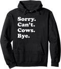Funny Cow Gift Women Boys or Girls Sweatshirt Hoodie