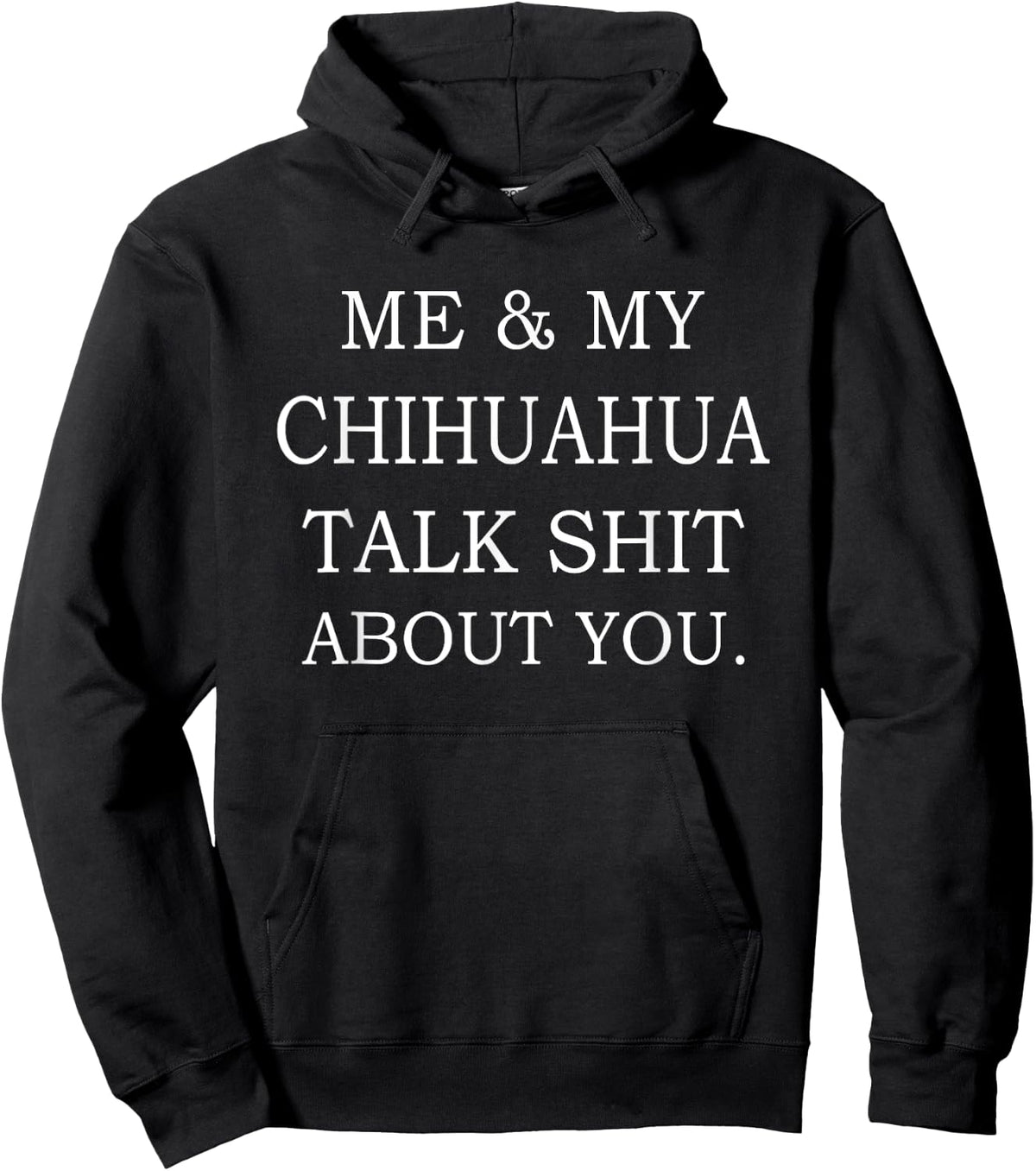 Me and My Chihuahua Talk Shit About You Funny Dog Sweatshirt Hoodie