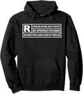 Motion Pictures Funny Content Rating Parody Rated R Adult Sweatshirt Hoodie