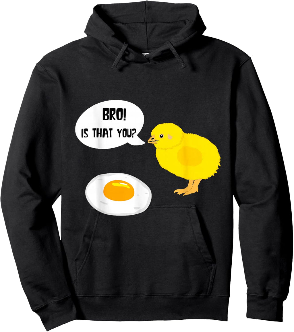Cute Chick Funny Fried Egg Humour Breakfast Eggs Egg Sweatshirt Hoodie