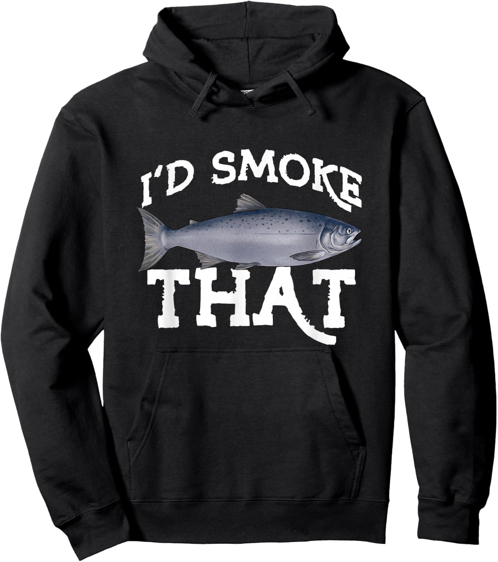 Funny COHO Salmon Fishing Saltwater Freshwater Angler Gift Sweatshirt Hoodie