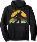 Funny Bass Fish Fishing Sasquatch Gift | Bigfoot Fisherman Sweatshirt Hoodie