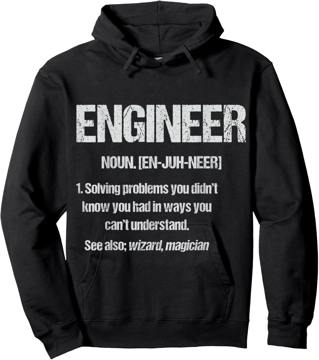 Lustige Ingenieurgeschenke fr Mnner und Frauen Engineer Definition with Funny Saying Sweatshirt Hoodie