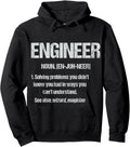 Lustige Ingenieurgeschenke fr Mnner und Frauen Engineer Definition with Funny Saying Sweatshirt Hoodie