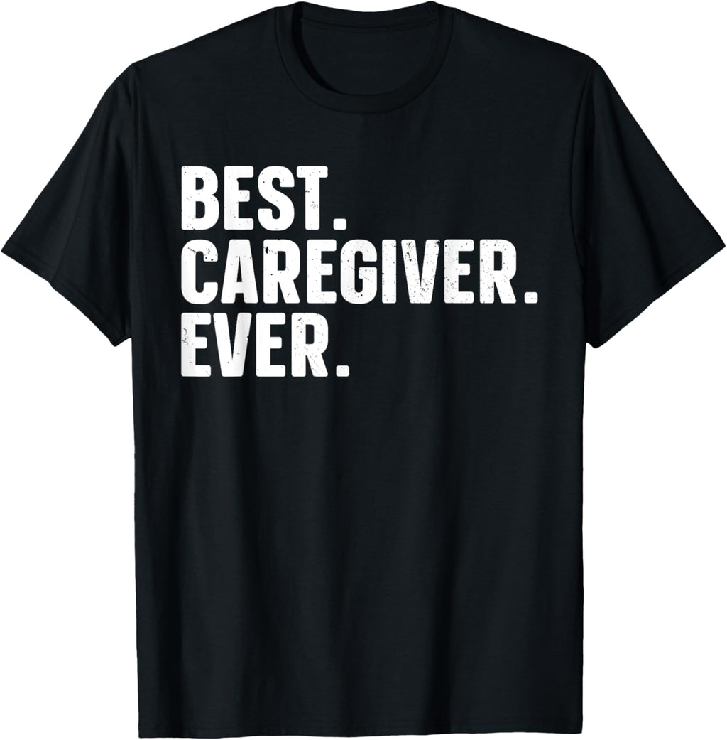 Best Caregiver Gifts Caregiver Accessories & Stuff Adults Kids Black Polyester 100% Funny Caregiver Design