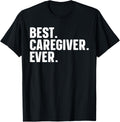 Best Caregiver Gifts Caregiver Accessories & Stuff Adults Kids Black Polyester 100% Funny Caregiver Design