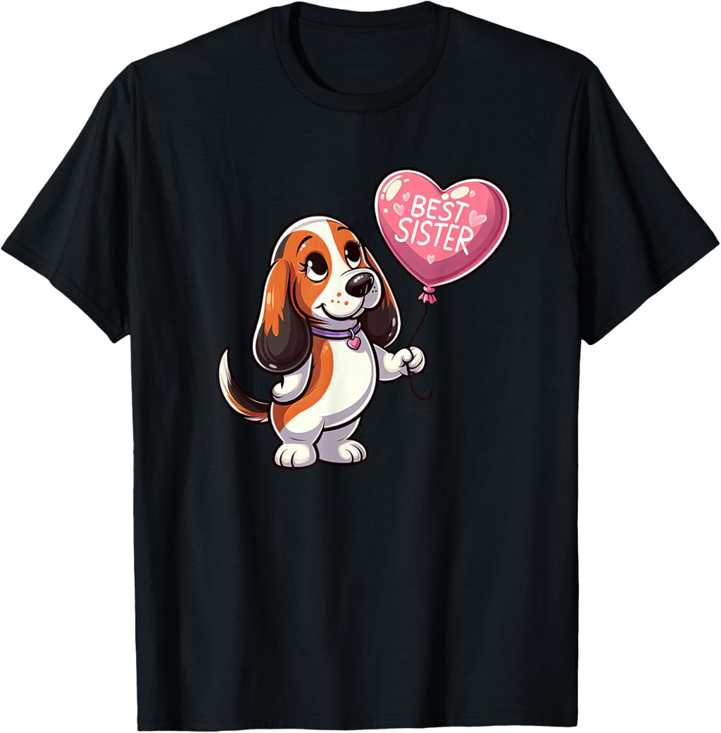 Basset Hound Best Sister Dog Funny Family