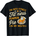 Funny fitness pumpkin pie for thanksgiving dinner feast