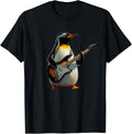 Funny Penguin Playing Electric Guitar Music Cute Penguin