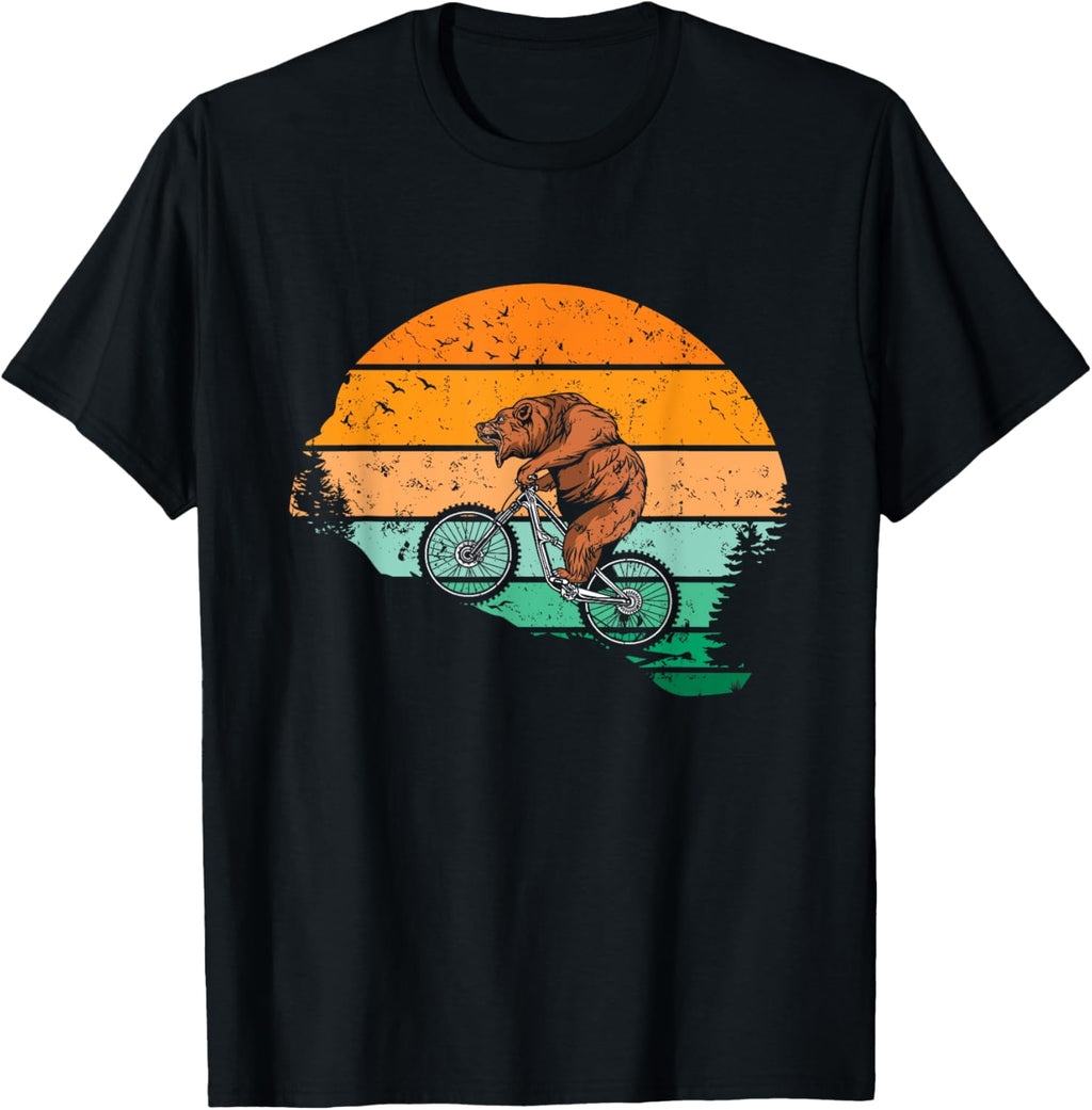 Mountain Bike Grizzly Bear Cycling Funny MTB Cyclist