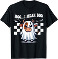 Moo I Mean Boo Ghost Cow funny Halloween men women kids cow