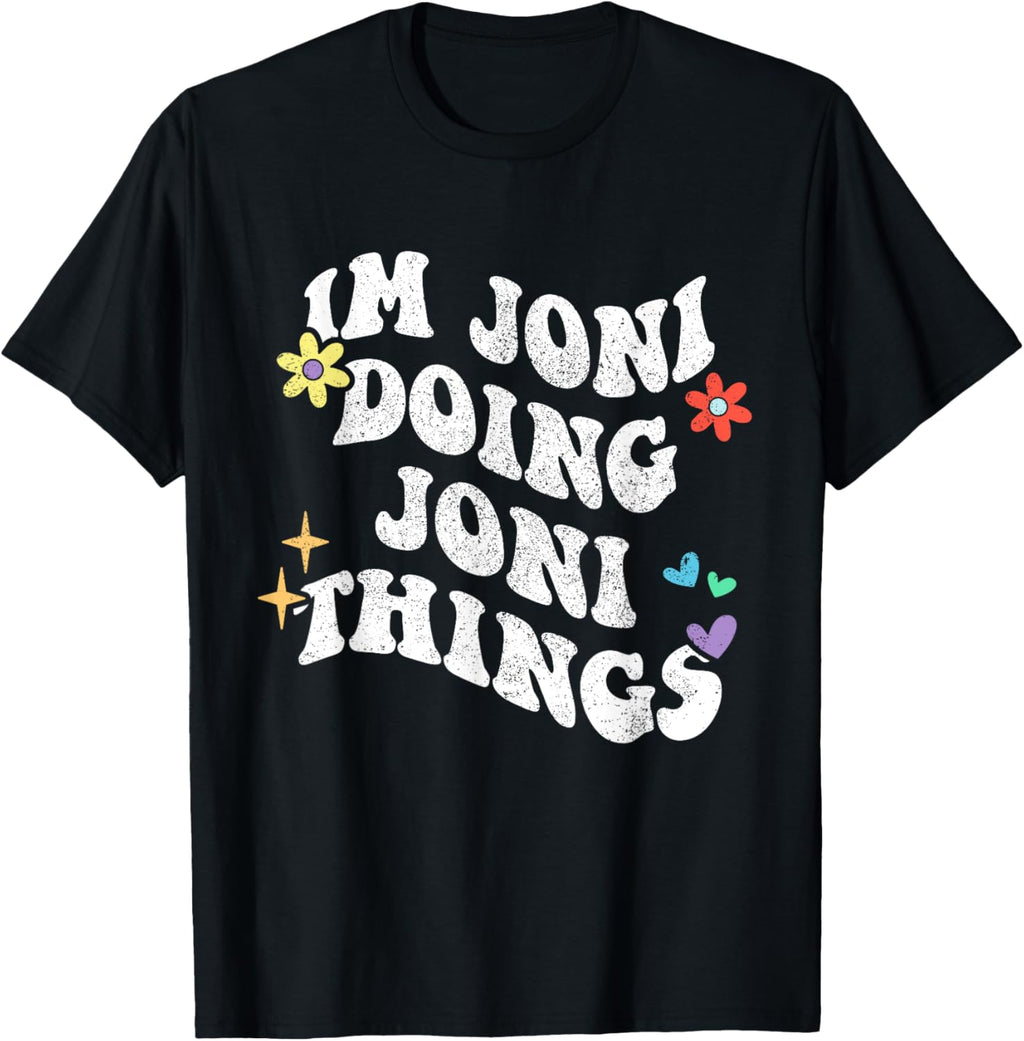 Retro Groovy Im Joni Doing Joni Things Funny Mother's Day
