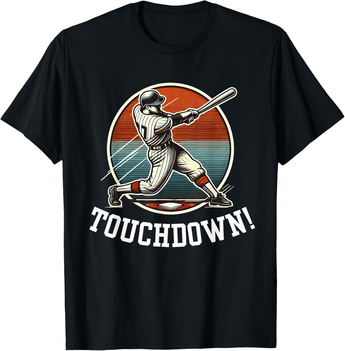 Touchdown Homerun Sports Mash Up Football Baseball Funny