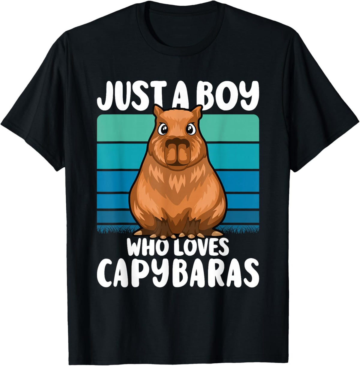 Just A Boy Who Loves Capybaras Funny Capybara Boys Kids