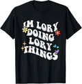 Retro Groovy Im Lory Doing Lory Things Funny Mother's Day