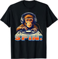 Funny DJ Monkey 80s Retro Disco